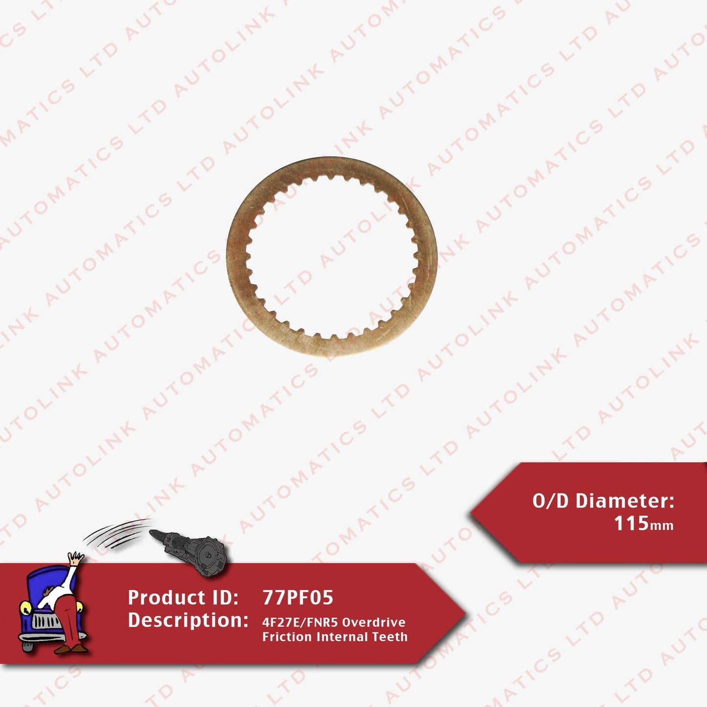 4F27E/FNR5 Overdrive Friction Internal Teeth