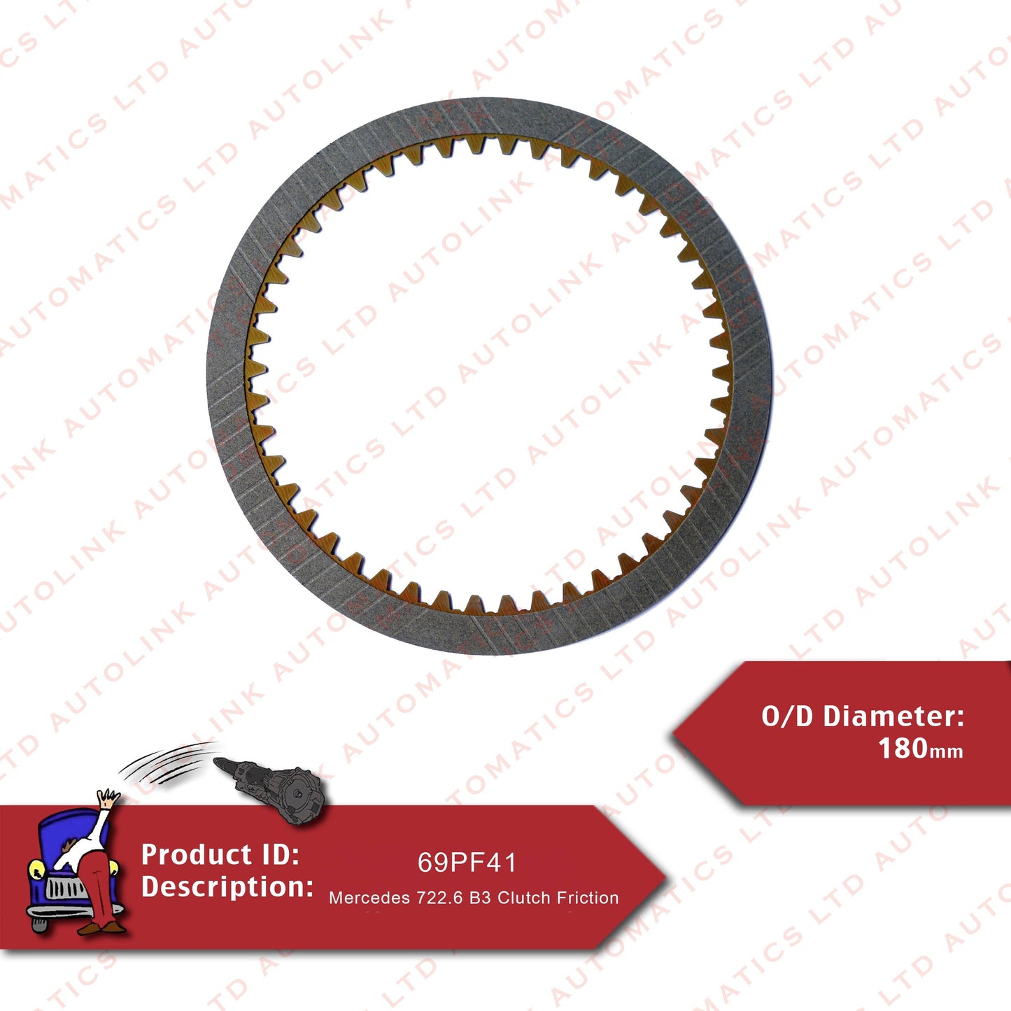 Mercedes 722.6 B3 Clutch Friction