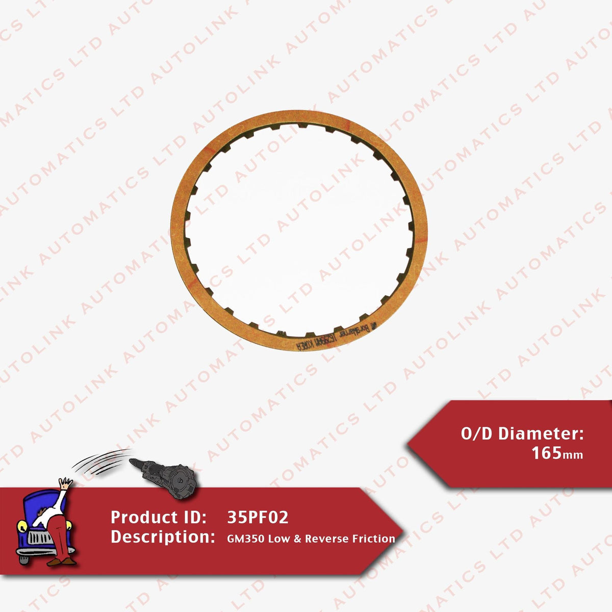 GM350 Low & Reverse Friction