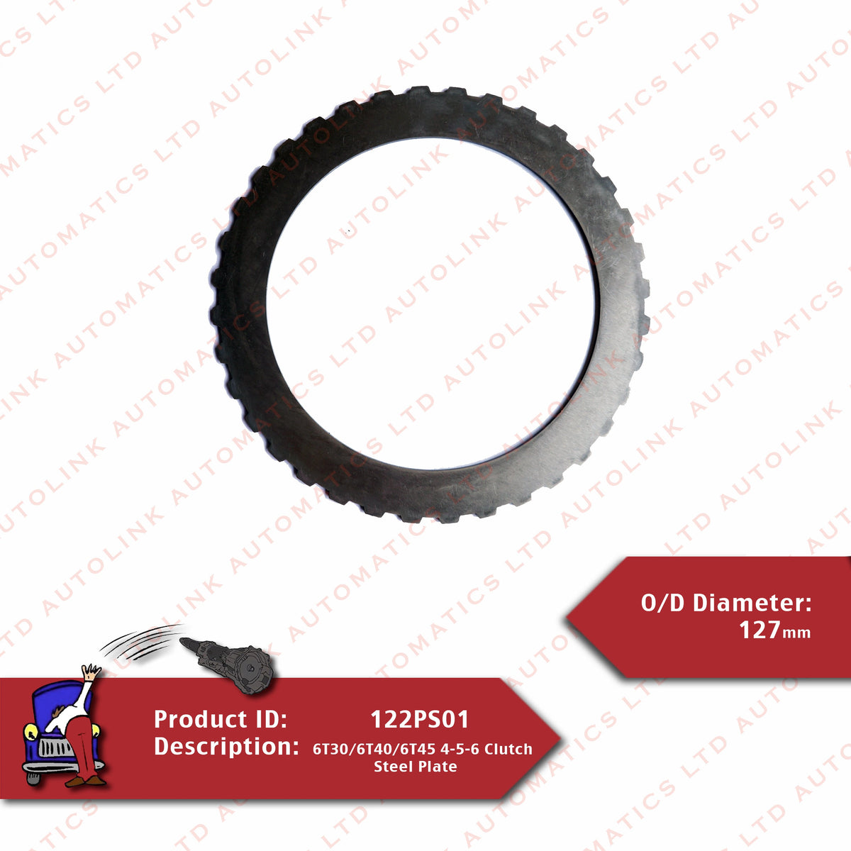6T30/6T40/6T45 4 - 5 - 6 Clutch Steel Plate