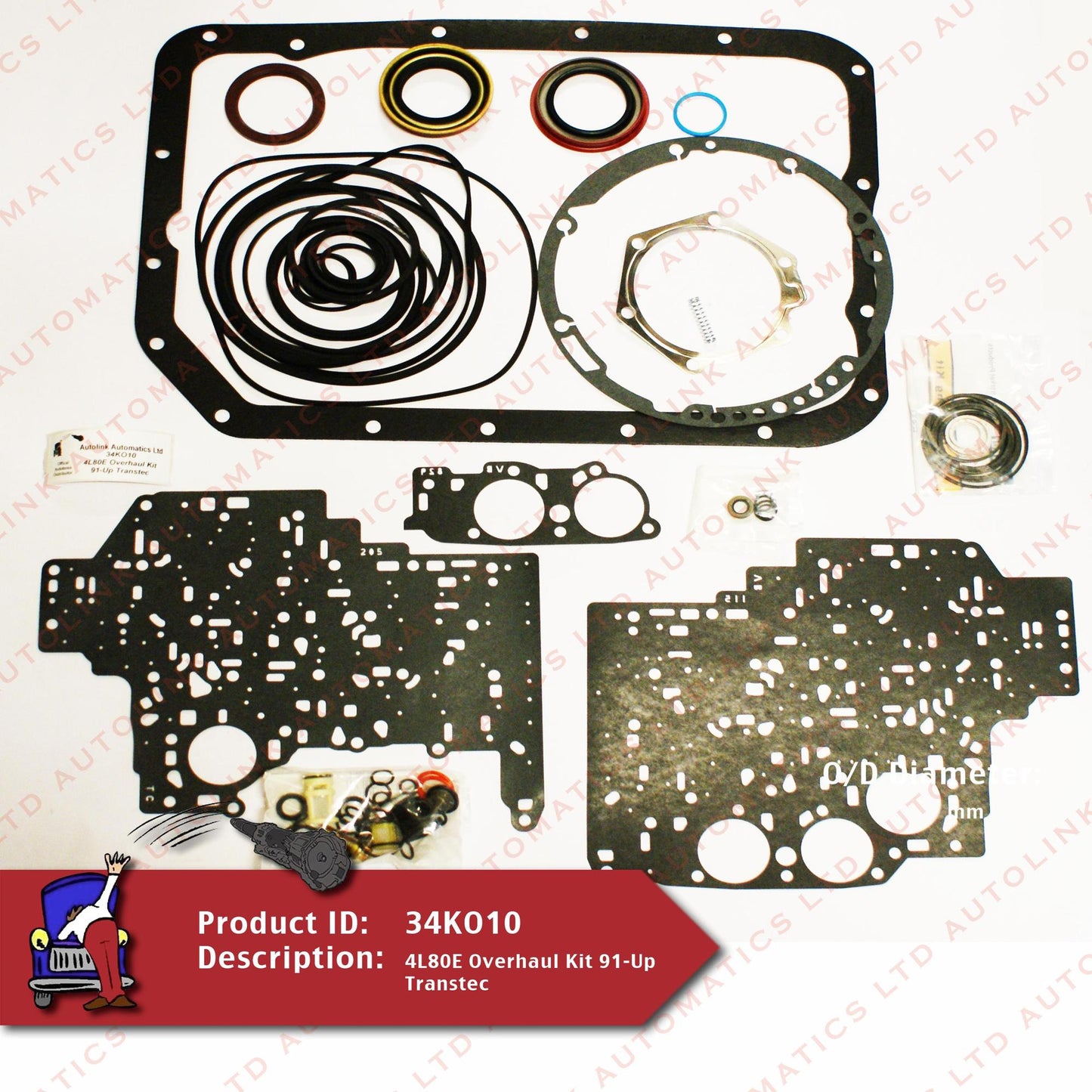 4L80E Overhaul Kit 91-Up Transtec