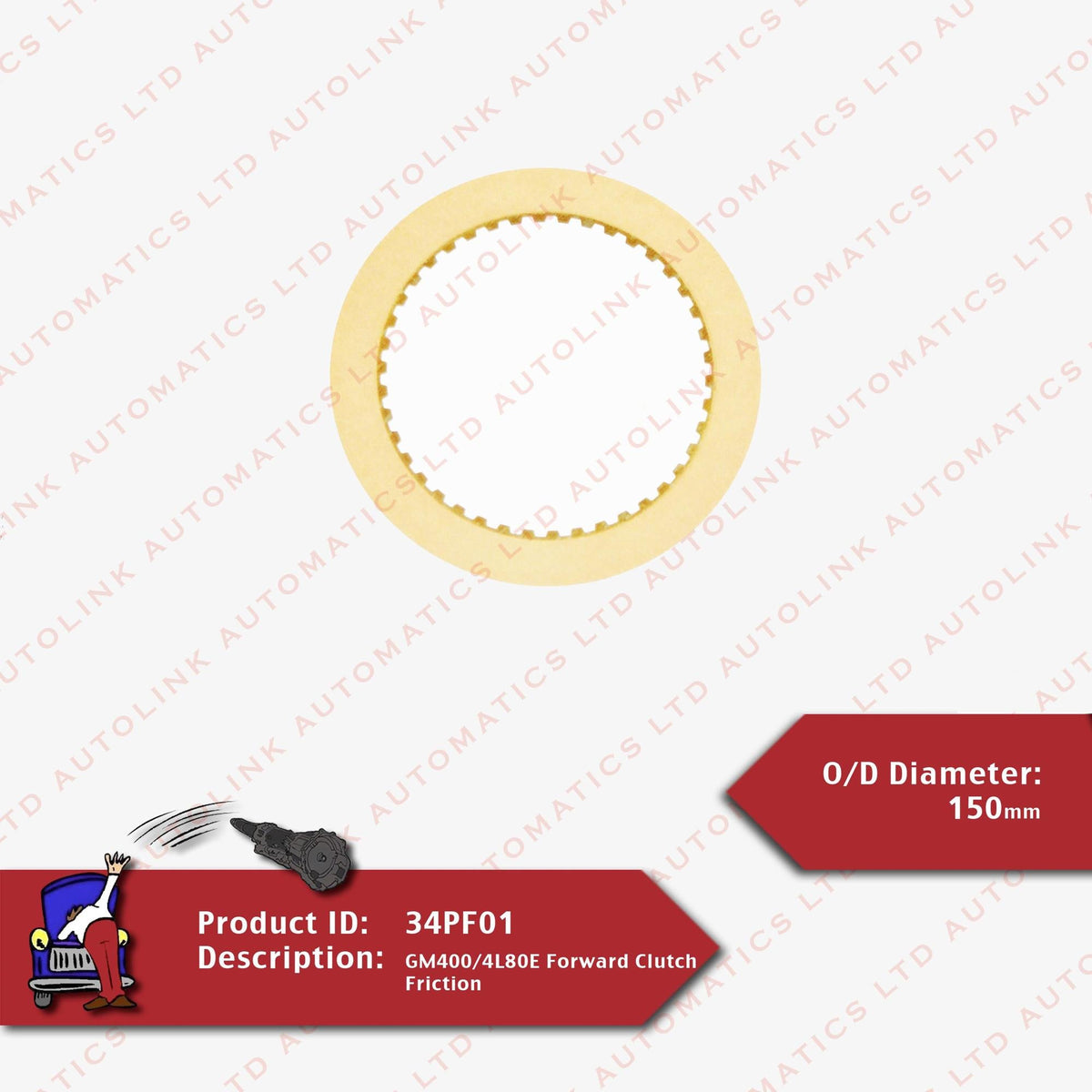 GM400/4L80E Forward Clutch Friction