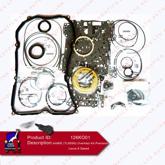 AA80E (TL80SN) Overhaul Kit Precision Lexus 8 Speed