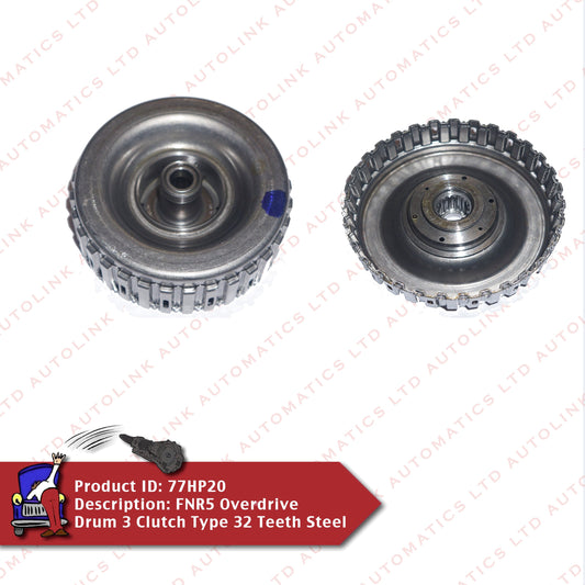 FNR5 Overdrive Drum 3 Clutch Type 32 Teeth Steel