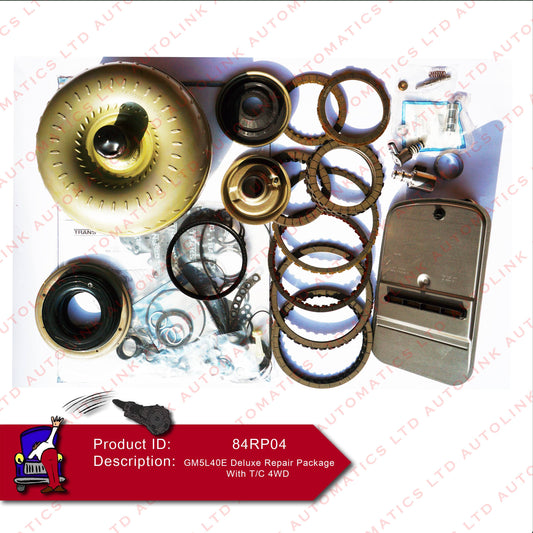 GM5L40E Deluxe Repair Package With T/C 4wd