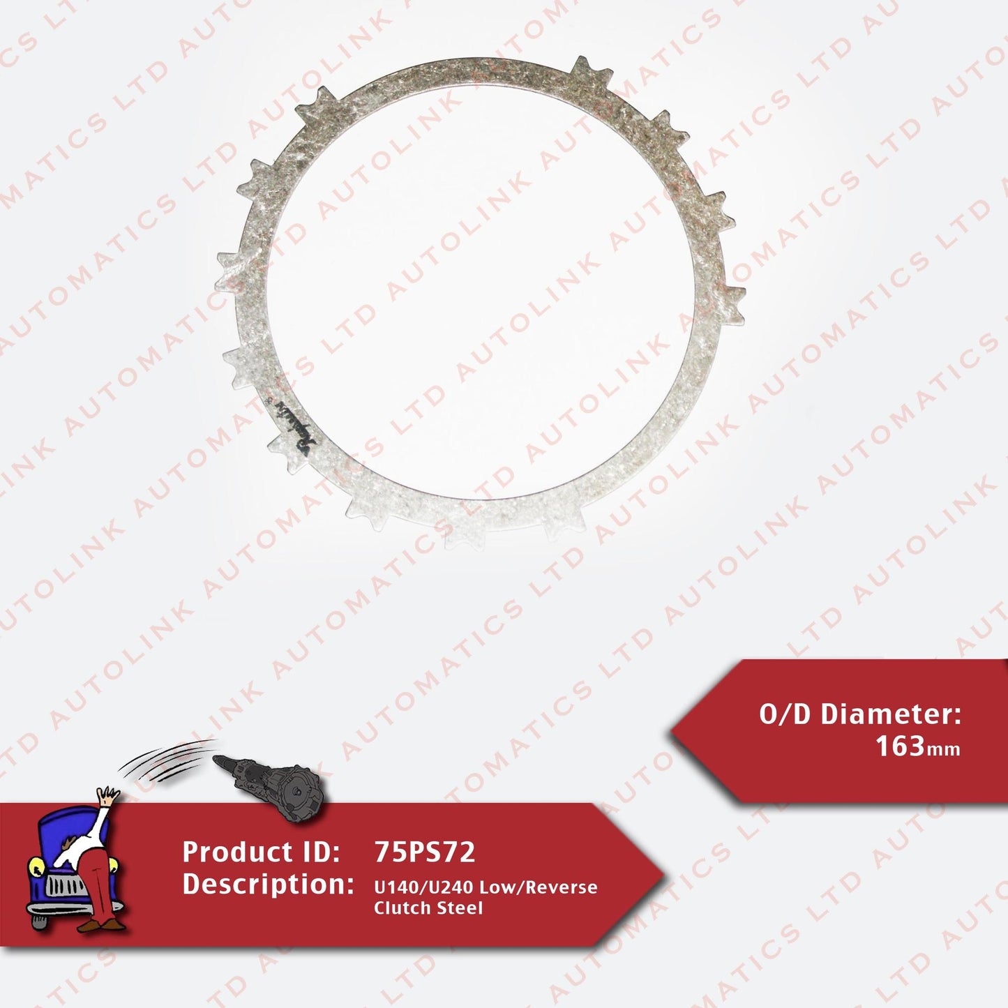 U140/U240 Low/Reverse Clutch Steel