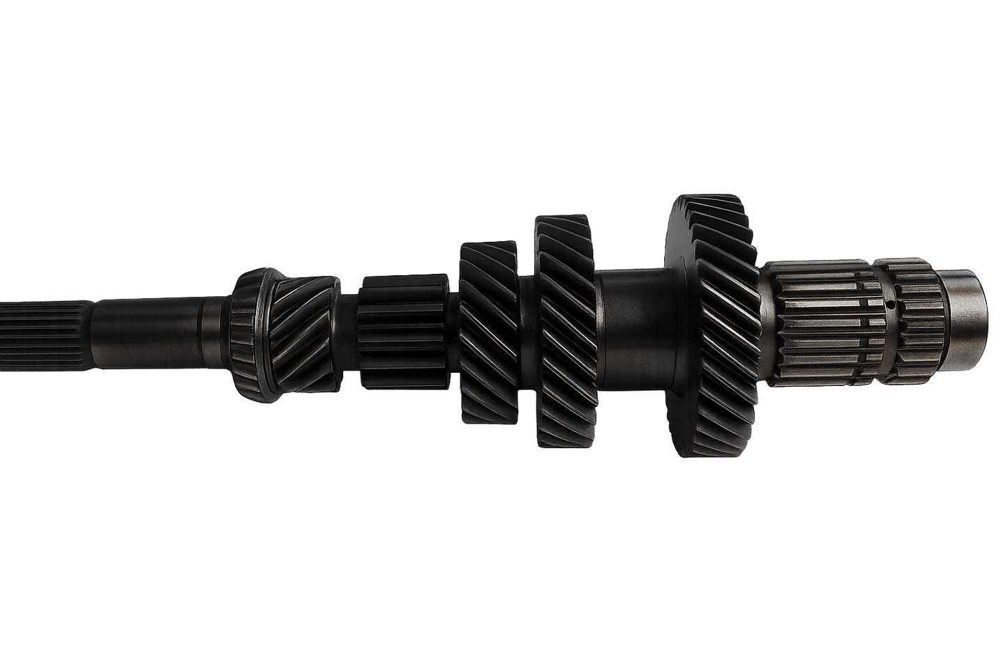 MLG INPUT SHAFT Gear Configuration: Reverse (12 teeth), 1st Gear (11 teeth), 2nd Gear (21 teeth), 3rd Gear (31 teeth) CORE PRODUCT