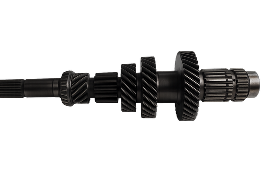 MLG INPUT SHAFT Gear Configuration: Reverse (12 teeth), 1st Gear (11 teeth), 2nd Gear (21 teeth), 3rd Gear (31 teeth) CORE PRODUCT