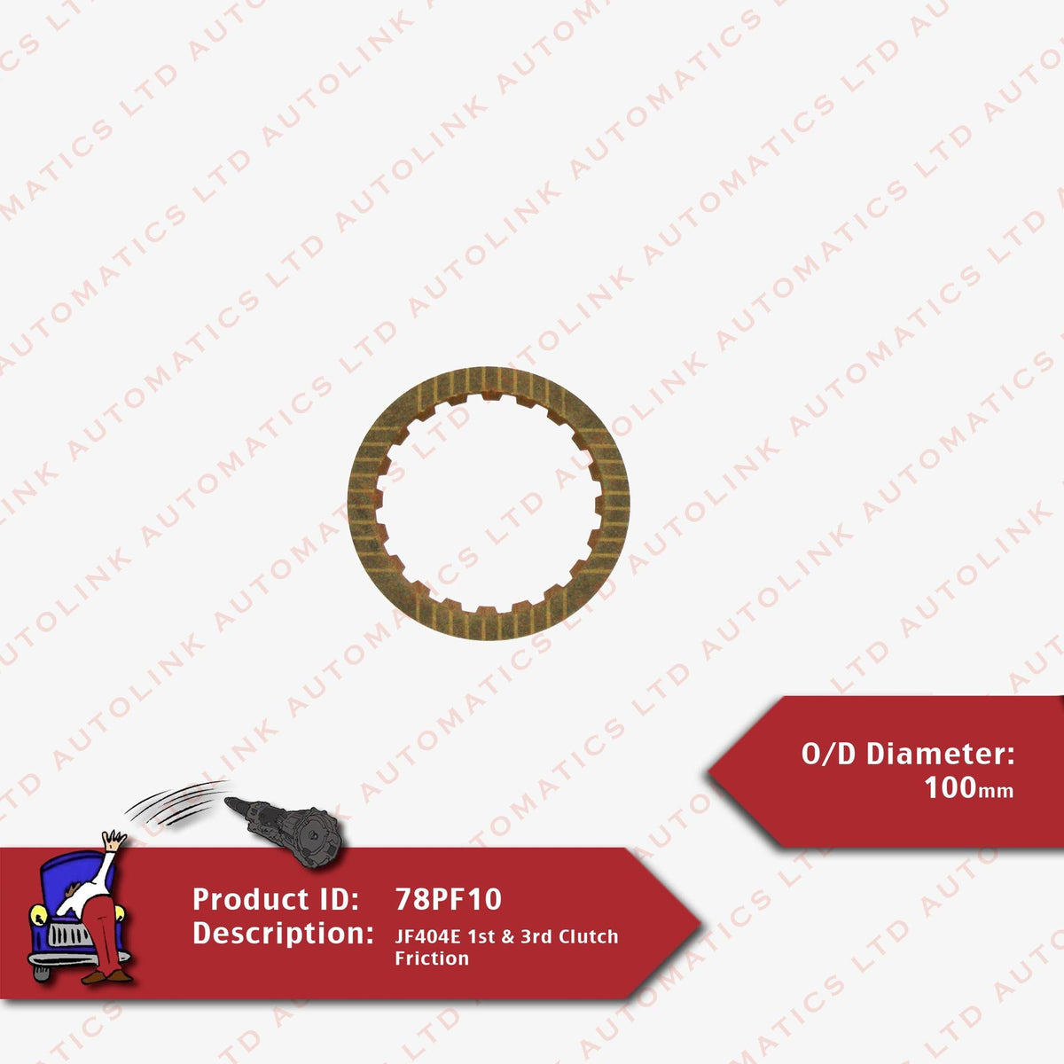 JF404E 1st & 3rd Clutch Friction