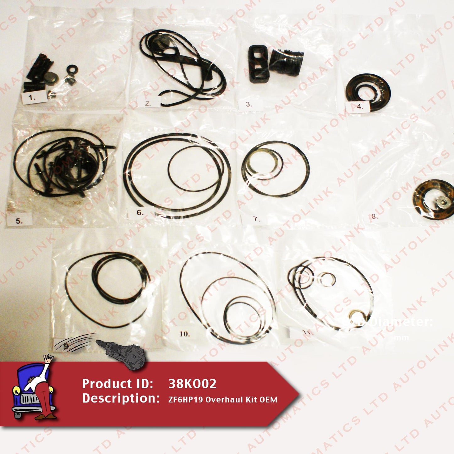 ZF6HP19 Overhaul Kit OEM
