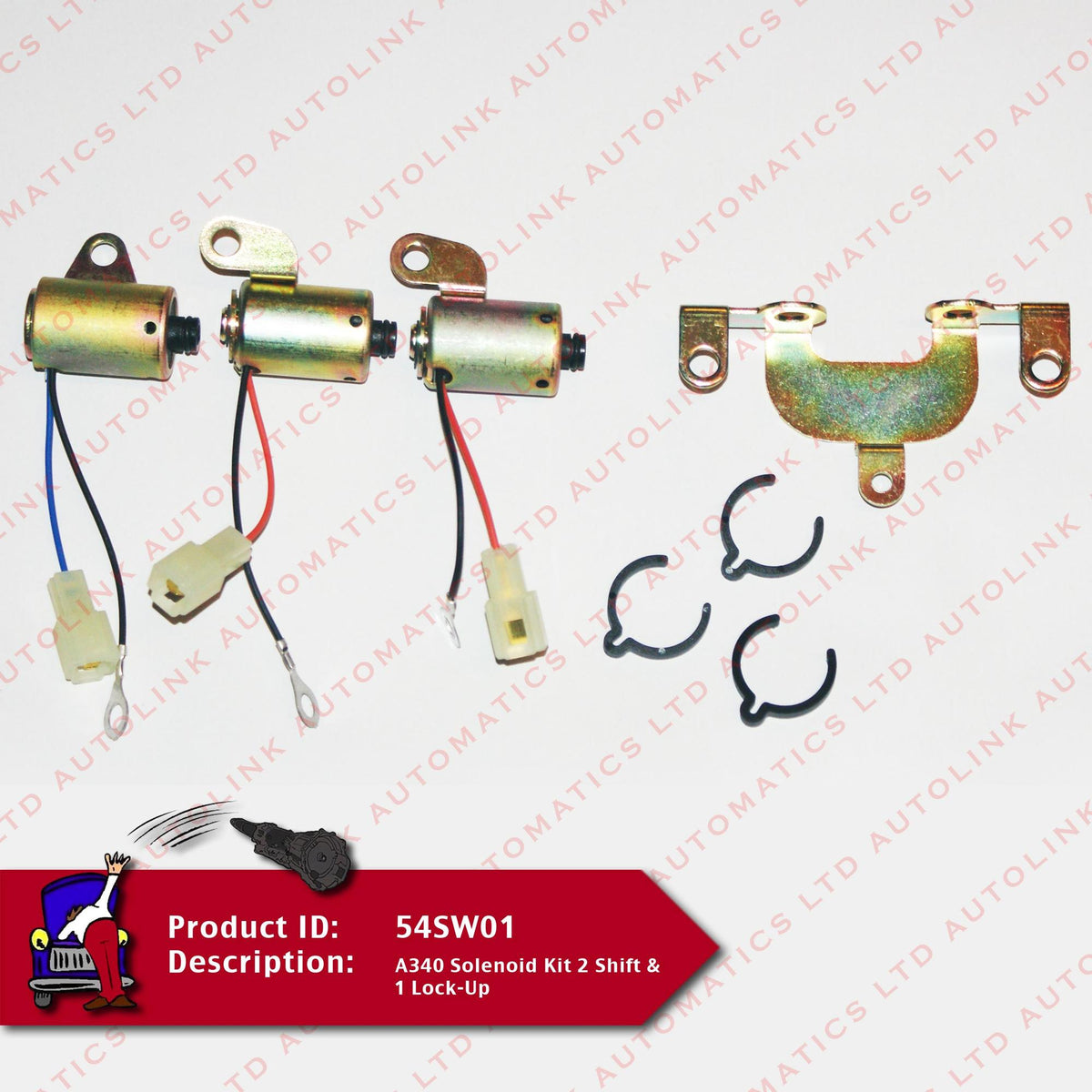 A340 Solenoid Kit 2 Shift & 1 Lock-Up