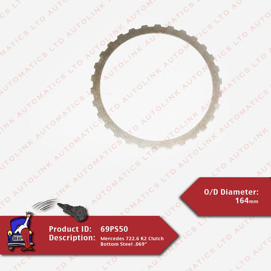 Mercedes 722.6 K2 Clutch Bottom Steel .069"