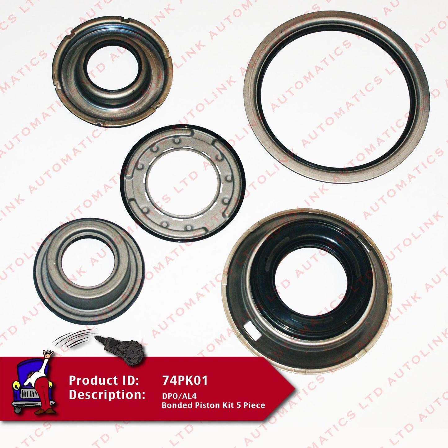 DPO/AL4 Bonded Piston Kit 5 Piece