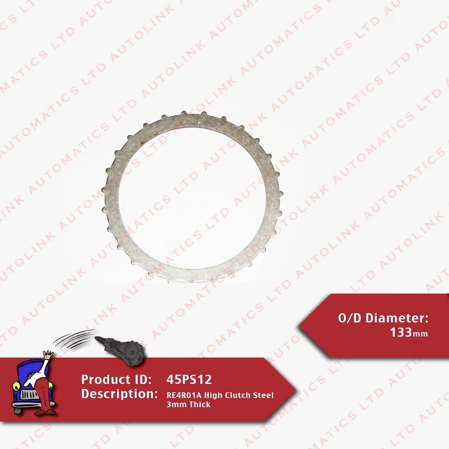 RE4R01A High Clutch Steel 3mm Thick