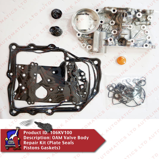 DQ200 0AM Valve Body Repair Kit (Plate Seals Pistons Gaskets)