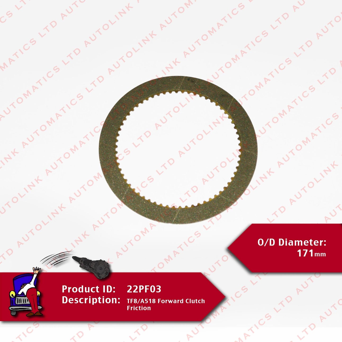 TF8/A518 Forward Clutch Friction