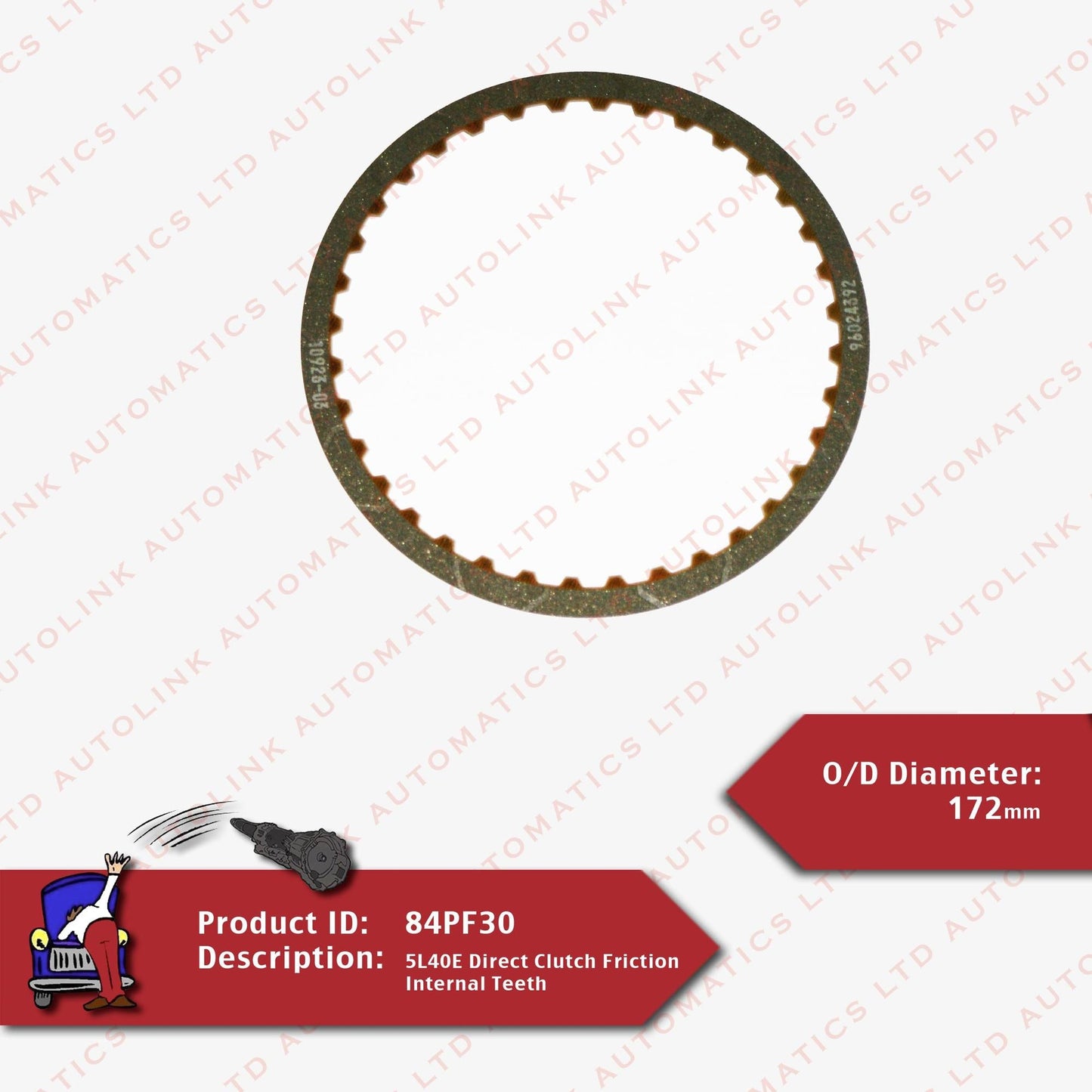 5L40E Direct Clutch Friction Internal Teeth