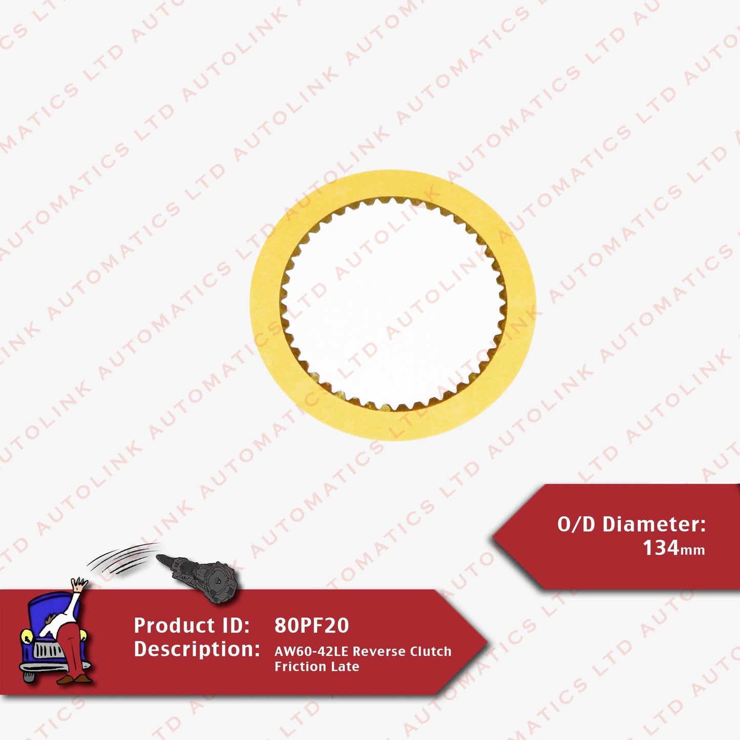 AW60-42LE Reverse Clutch Friction Late