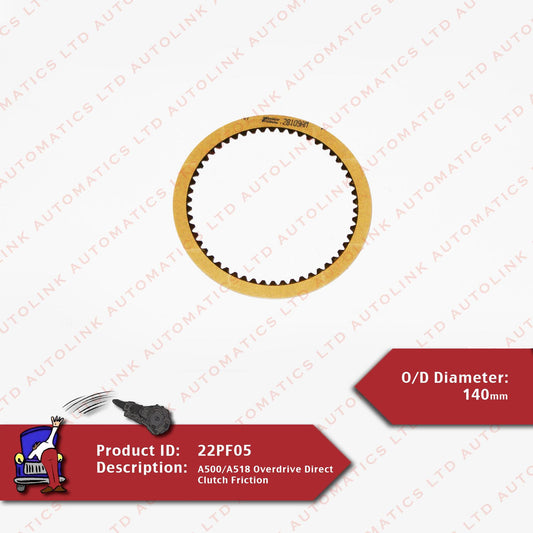 A500/A518 Overdrive Direct Clutch Friction