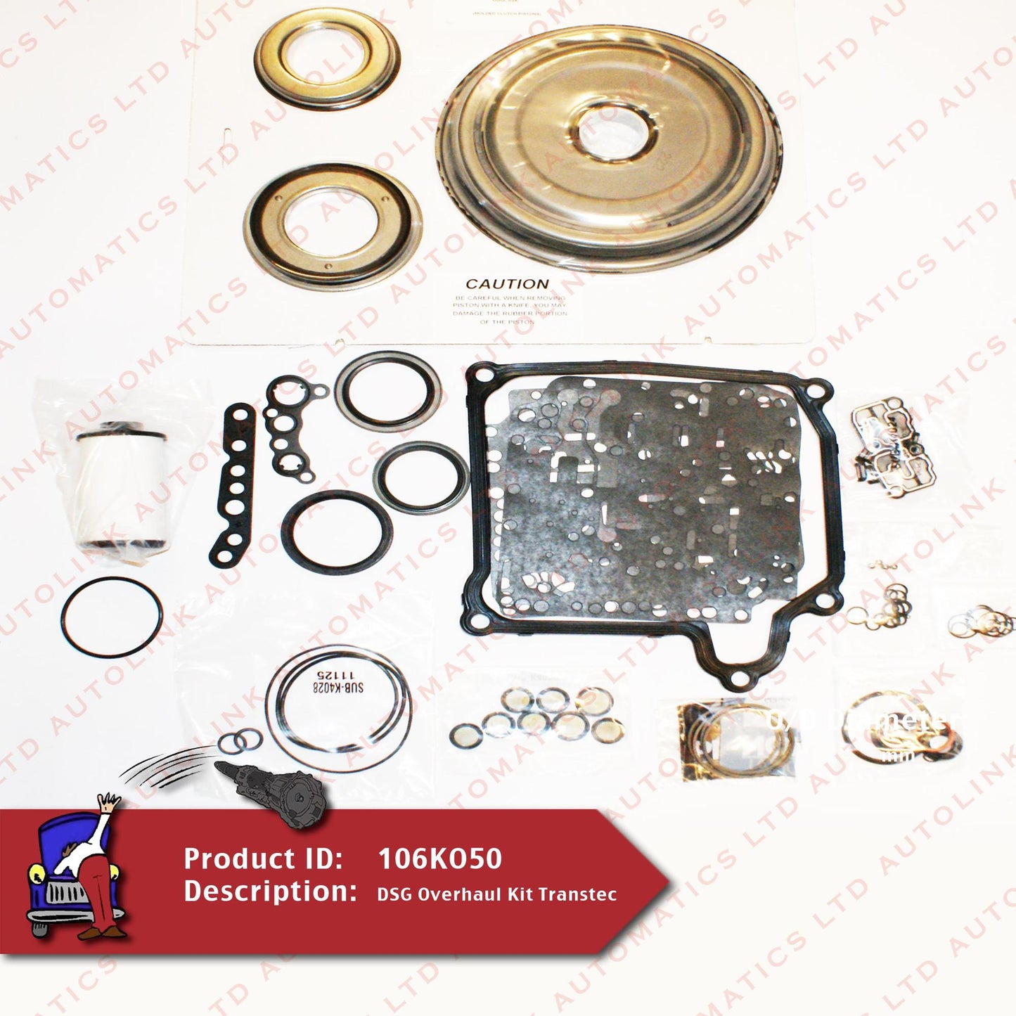 DQ250 02E Overhaul Kit Transtec DQ250 02E