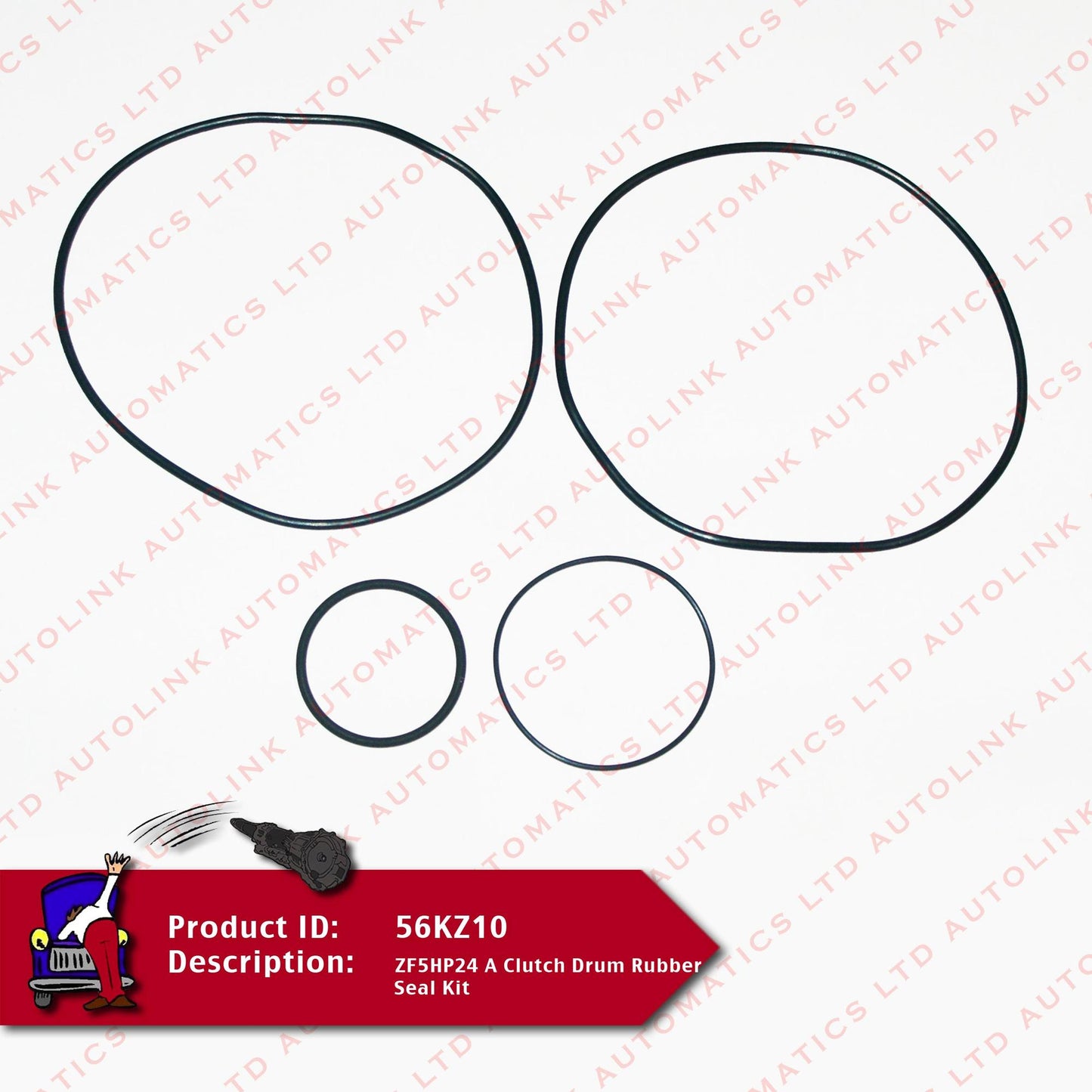 ZF5HP24 A Clutch Drum Rubber Seal Kit