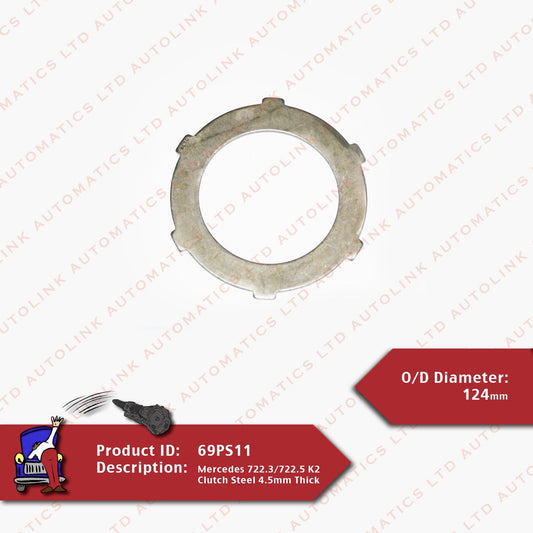 Mercedes 722.3/722.5 K2 Clutch Steel 4.5mm Thick