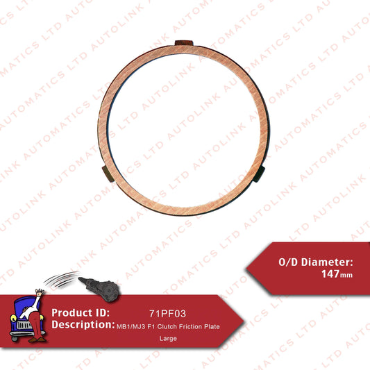 MB1/MJ3 E1 Clutch Friction Plate Large