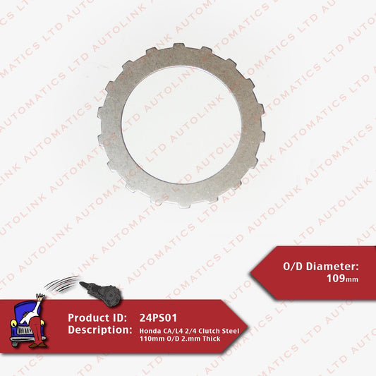 Honda CA/L4 2/4 Clutch Steel 110mm O/D 2.mm Thick