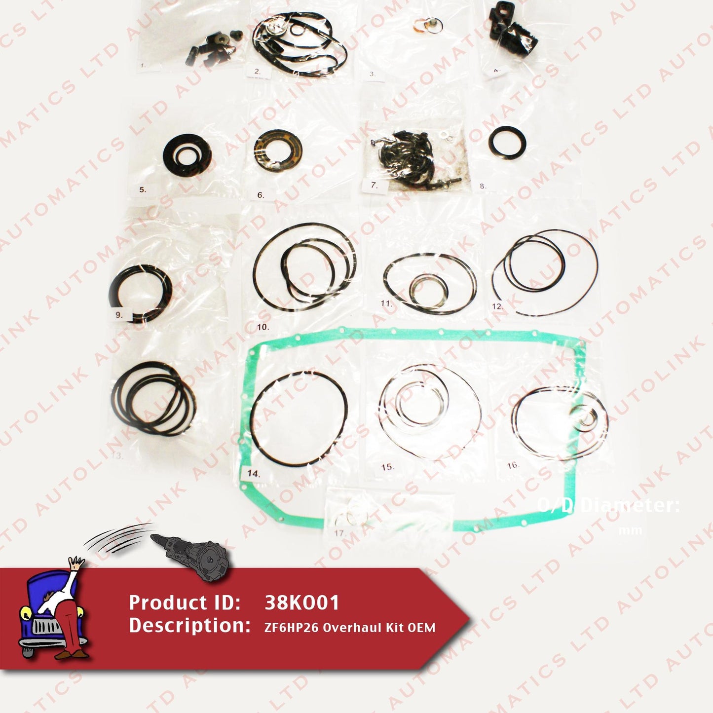 ZF6HP26 Overhaul Kit OEM