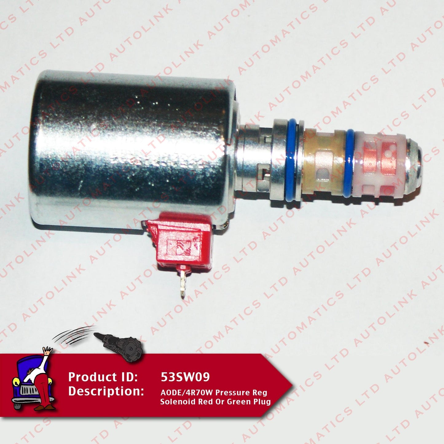 AODE/4R70W Pressure Reg Solenoid Red Or Green Plug
