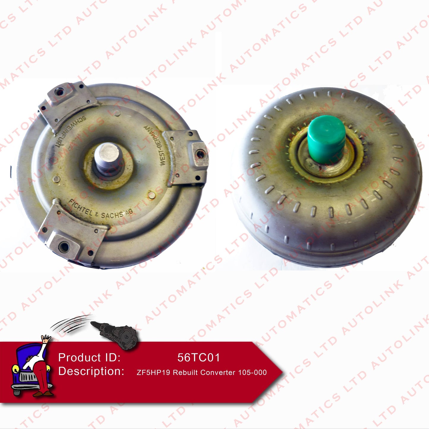 ZF5HP19 Rebuilt Converter 105-000