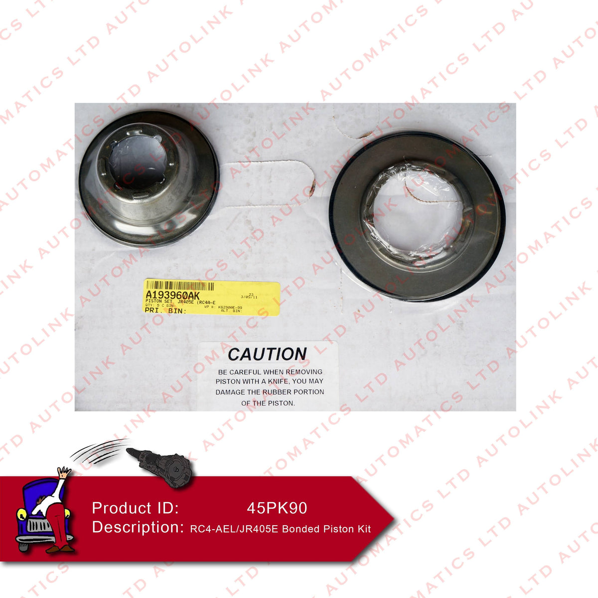 RC4-AEL/JR405E Bonded Piston Kit