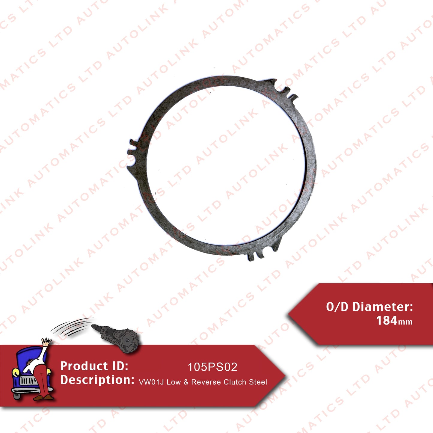 VW01J Low & Reverse Clutch Steel