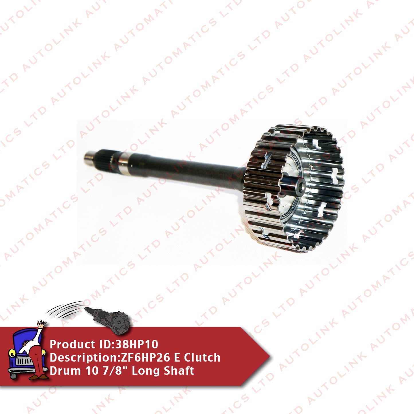 ZF6HP26 E Clutch Drum 10 7/8" Long Shaft