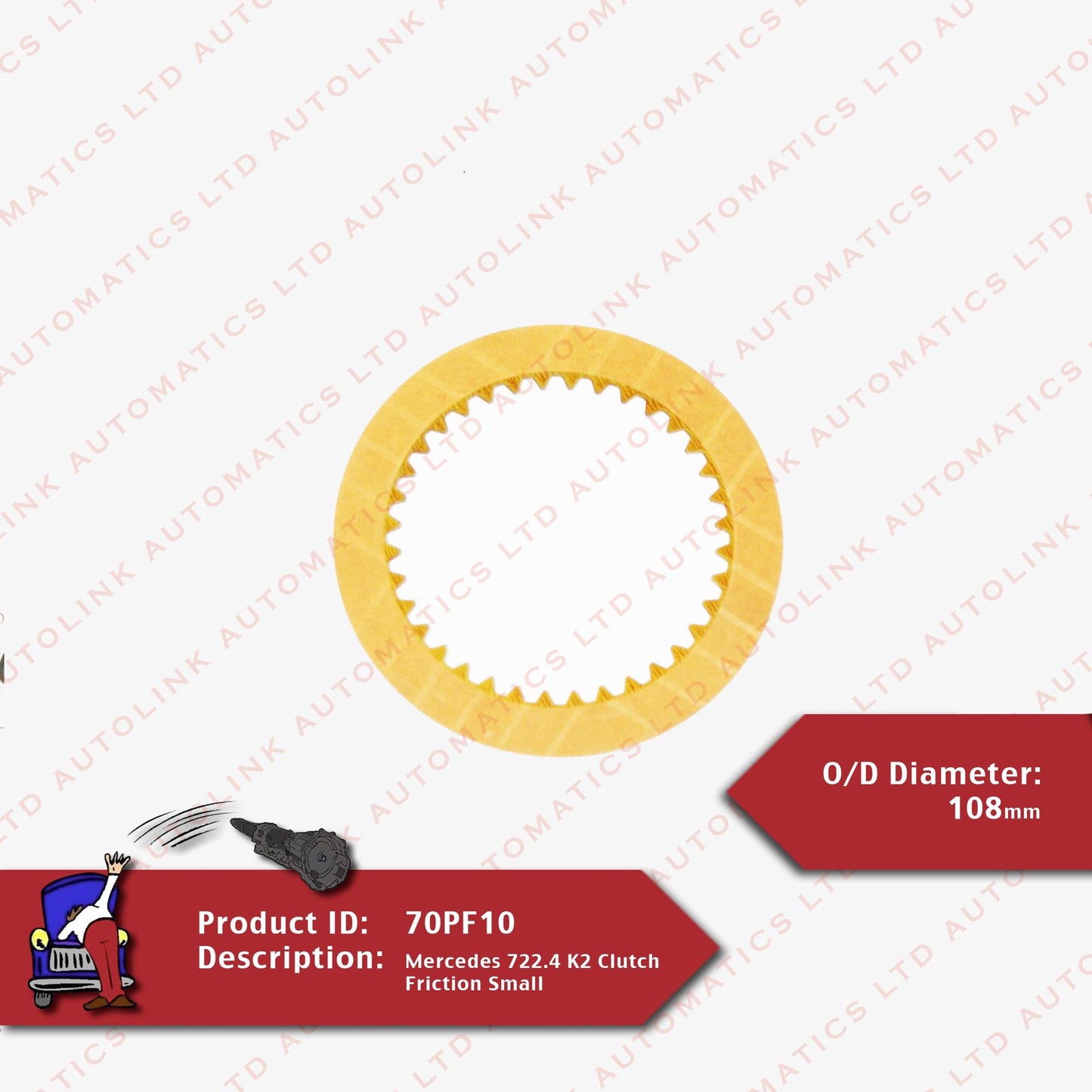 Mercedes 722.4 K2 Clutch Friction Small