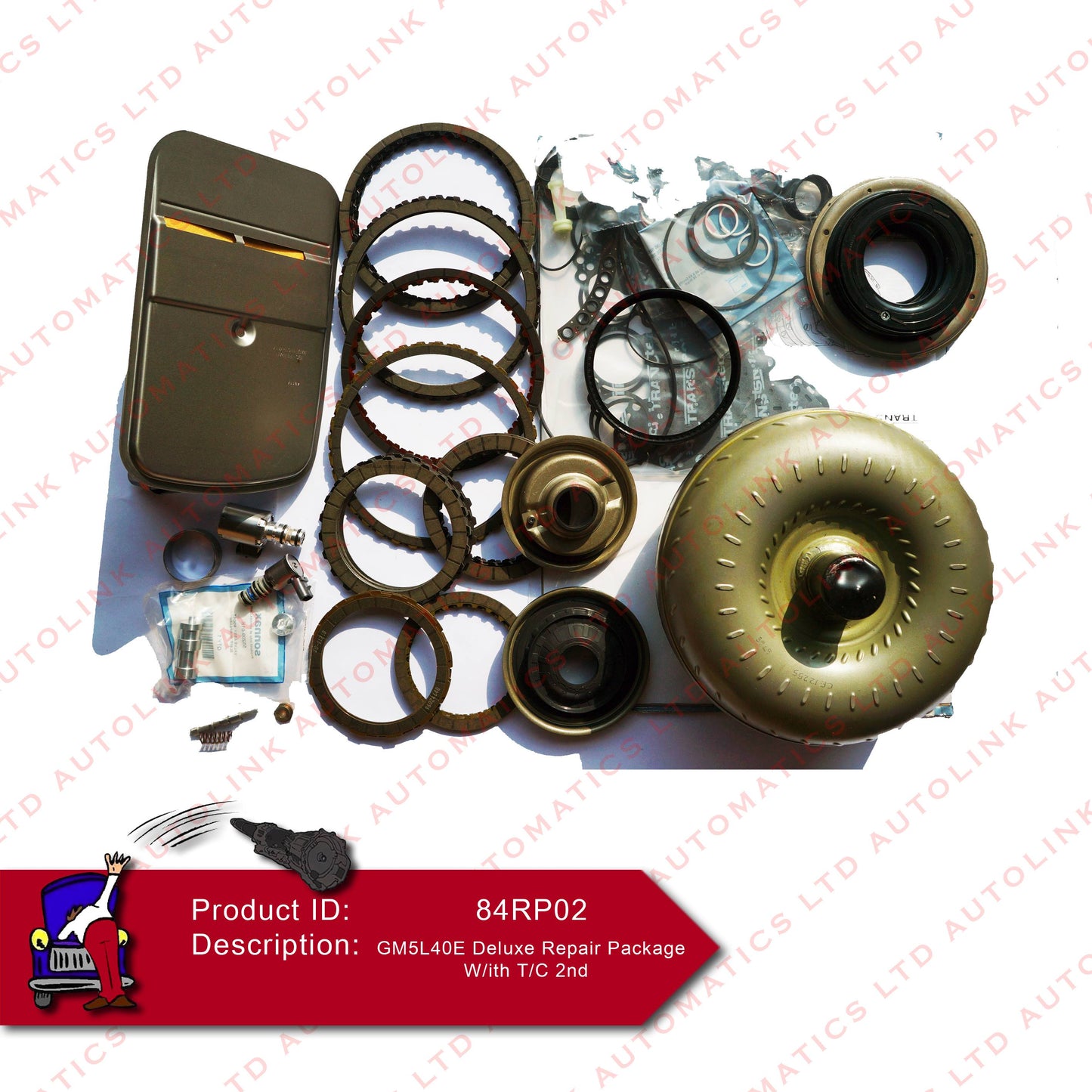GM5L40E Deluxe Repair Package With T/C 2wd