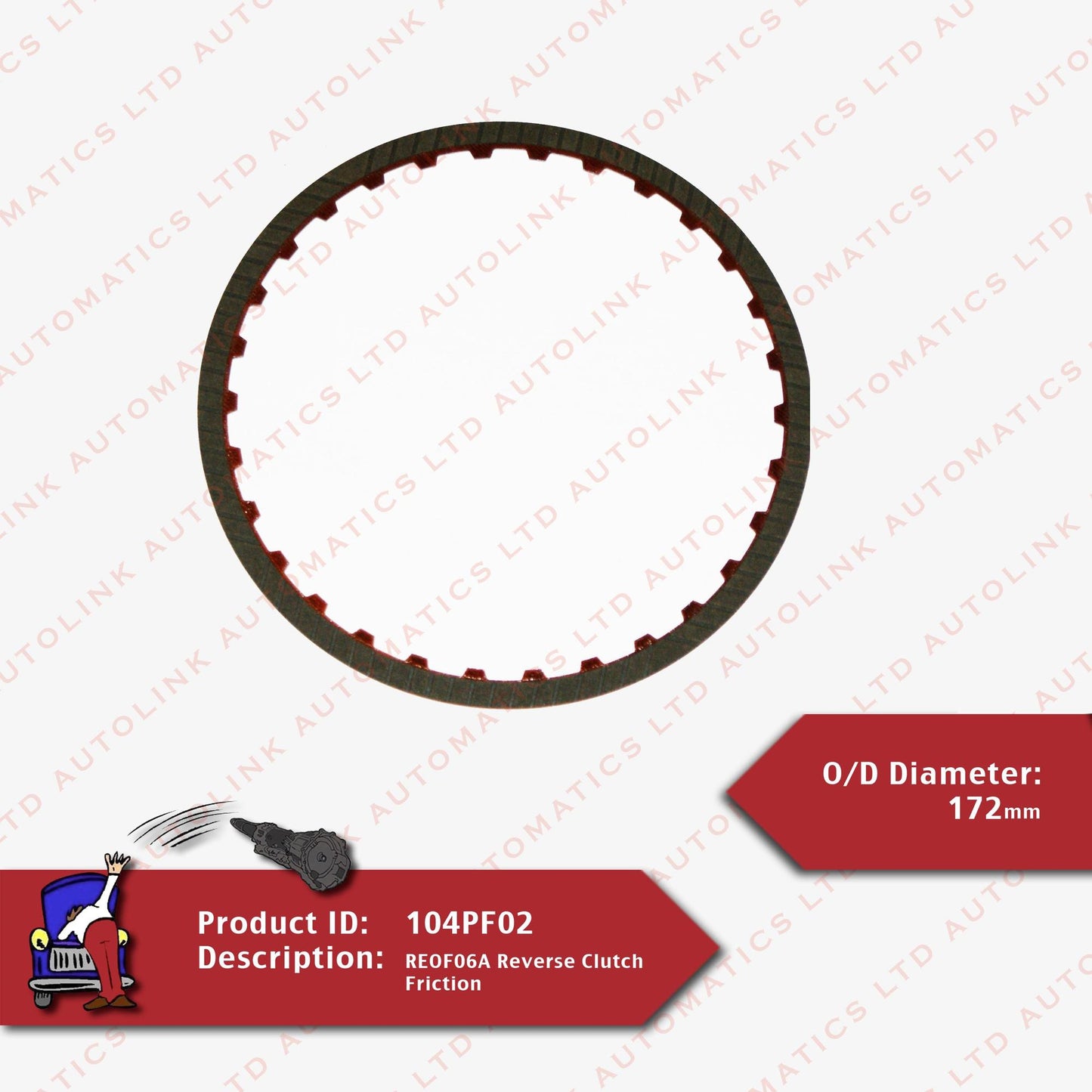 REOF06A Reverse Clutch Friction