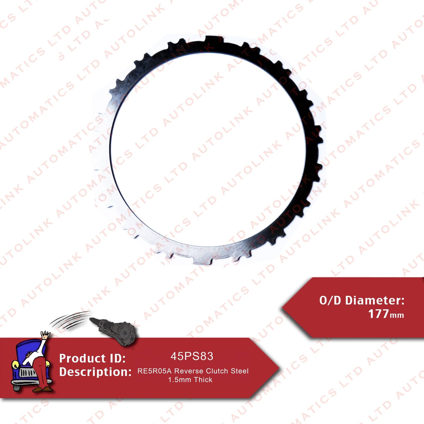 RE5R05A Reverse Clutch Steel 1.5mm Thick