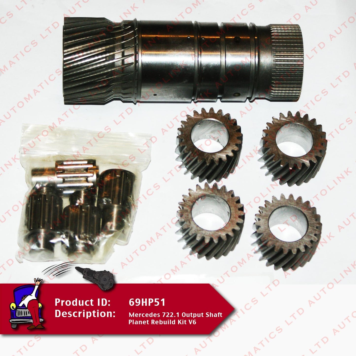 Mercedes 722.6 Output Shaft Planet Rebuild Kit V6
