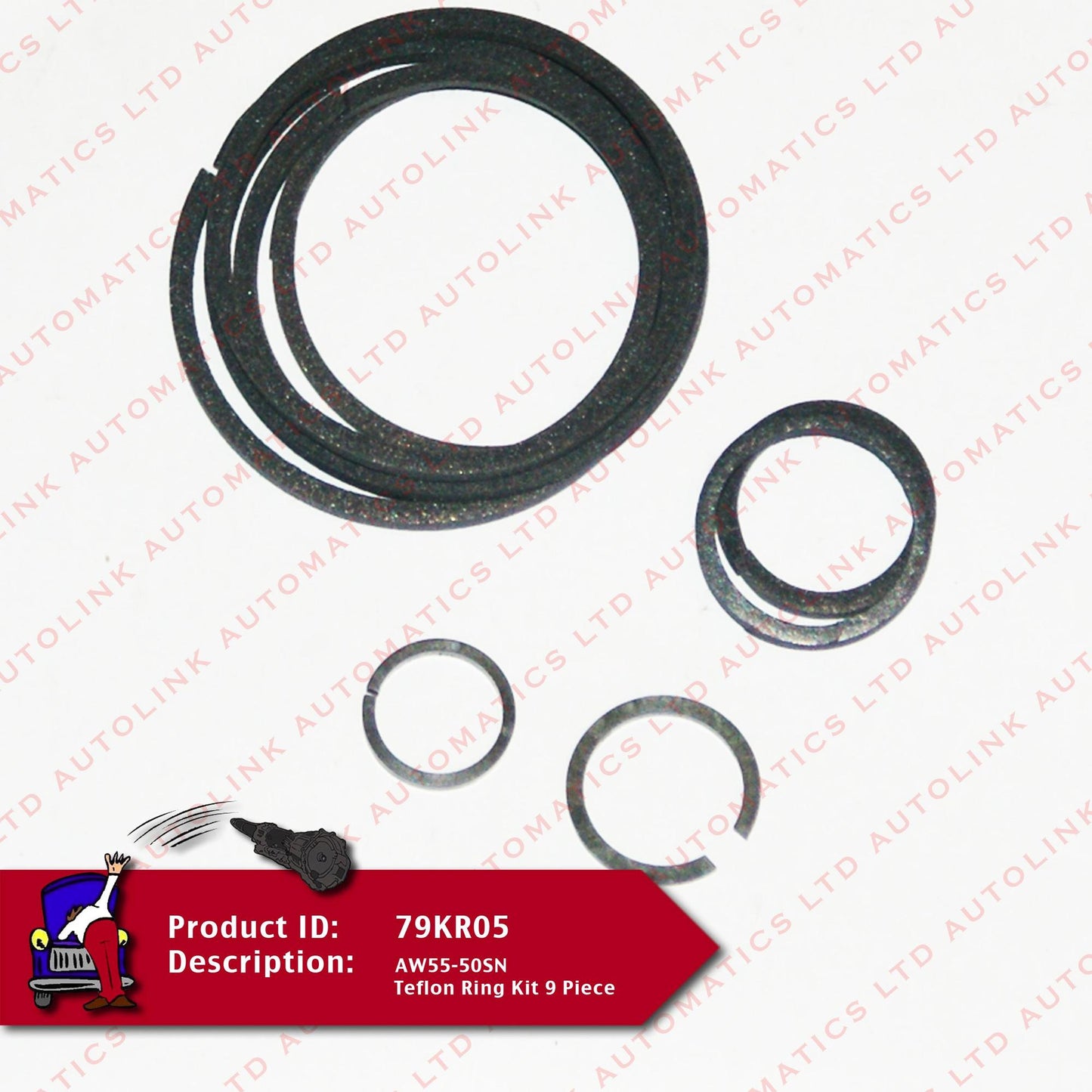 AW55-50SN Teflon Ring Kit 9 Piece
