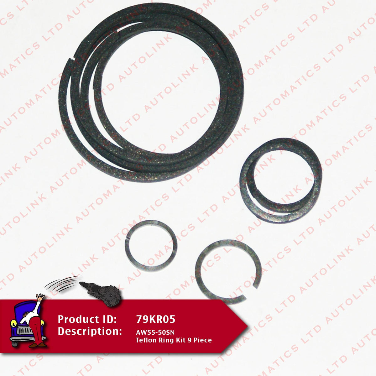 AW55-50SN Teflon Ring Kit 9 Piece