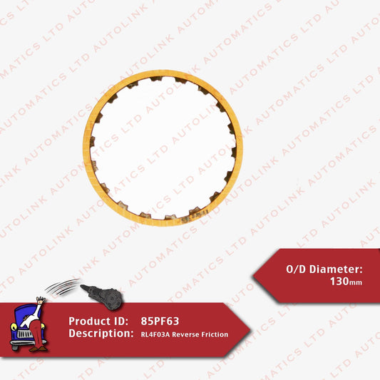 RL4F03A Reverse Friction Half Moon Cut On Teeth