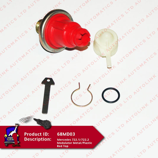 Mercedes 722.1/722.2 Modulator Metal/Plastic Red Top