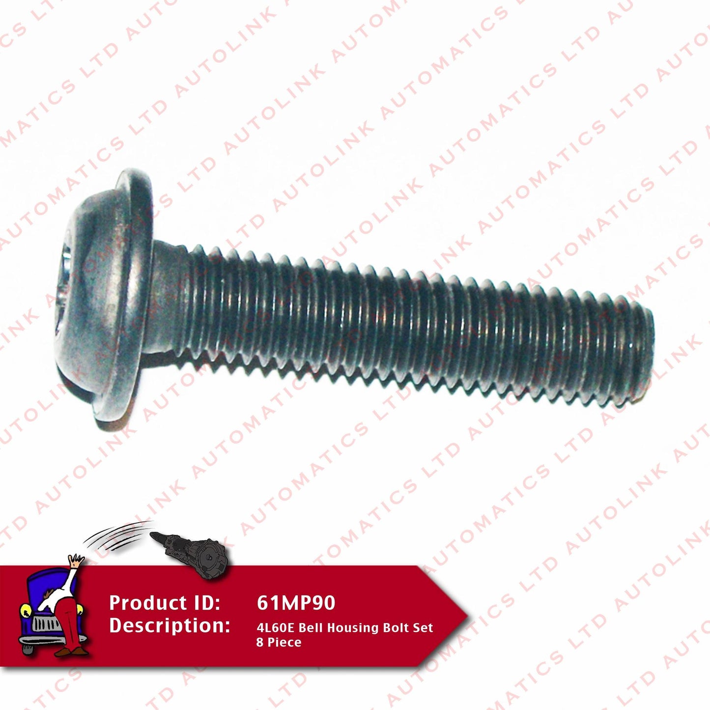 4L60E Bell Housing Bolt Set 8 Piece