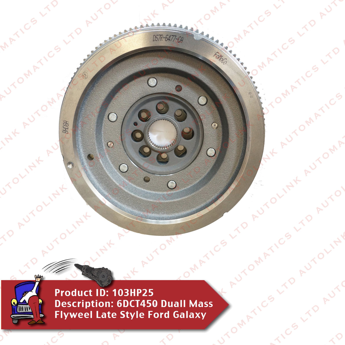 6DCT450 Dual Mass Flyweel Late Style Ford Galaxy