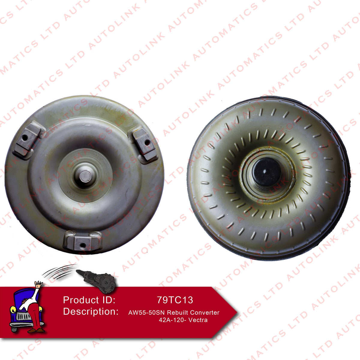 AW55-50SN Rebuilt Converter 43A-120 Vectra