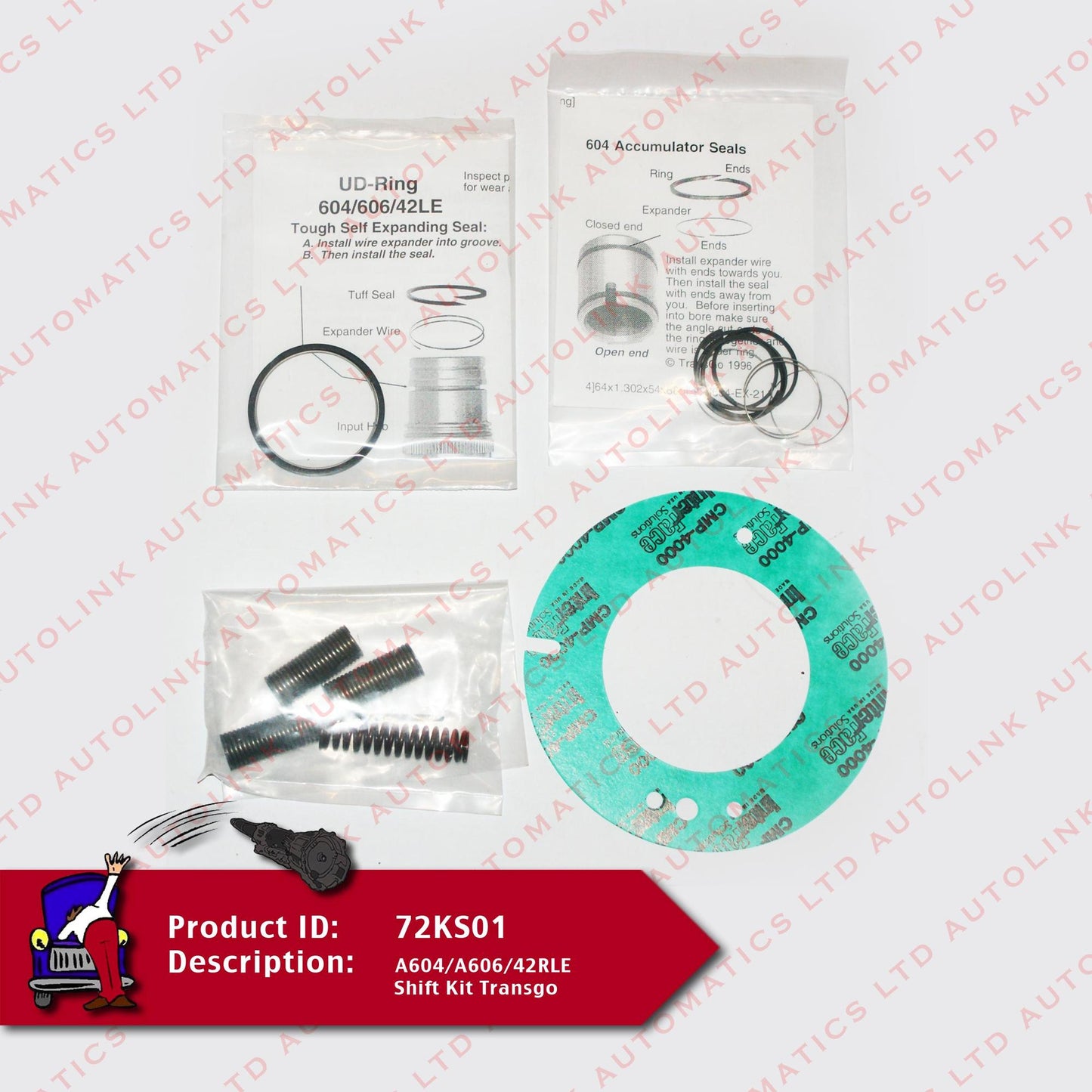 A604/A606/42RLE Shift Kit Transgo