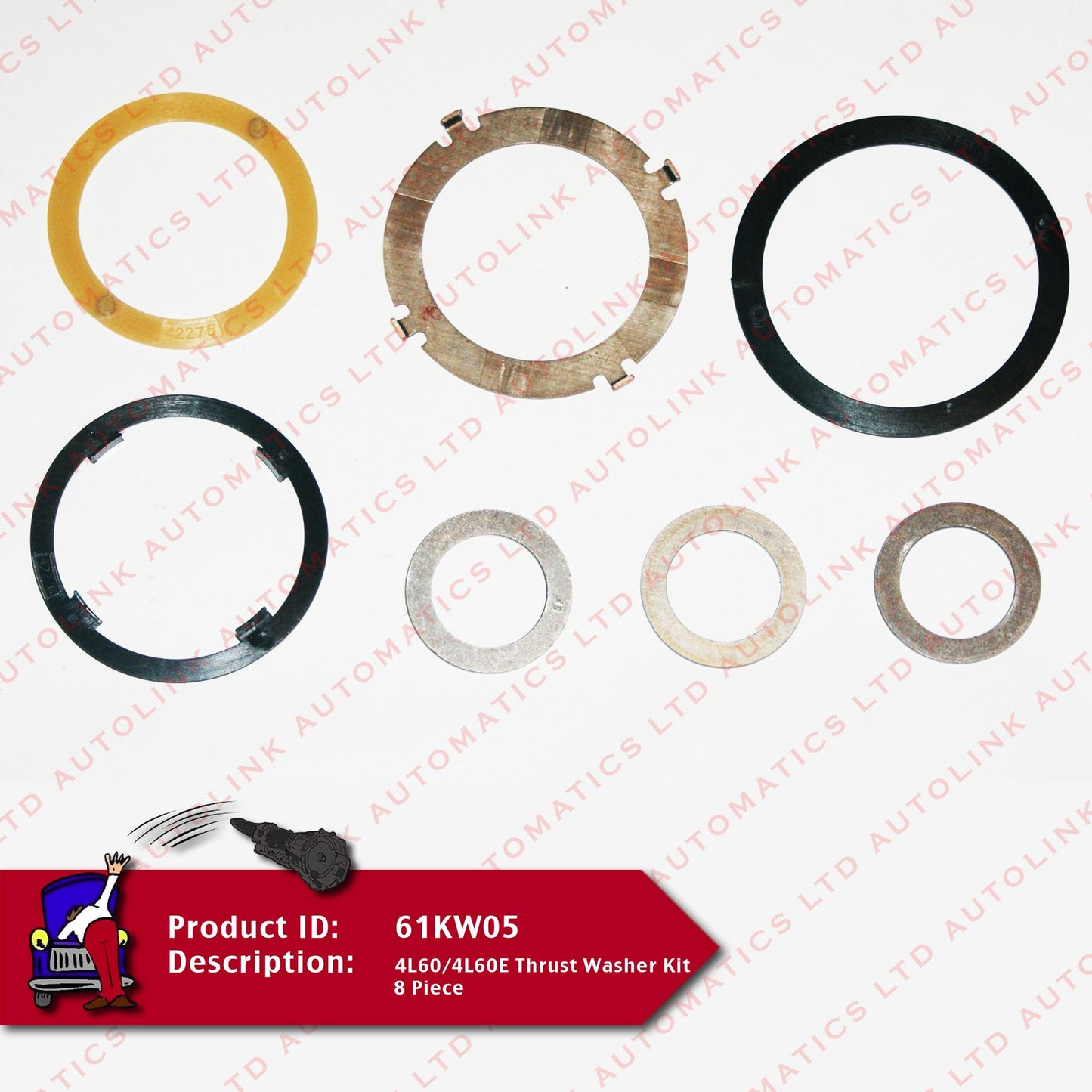 4L60/4L60E Thrust Washer Kit 8 Piece