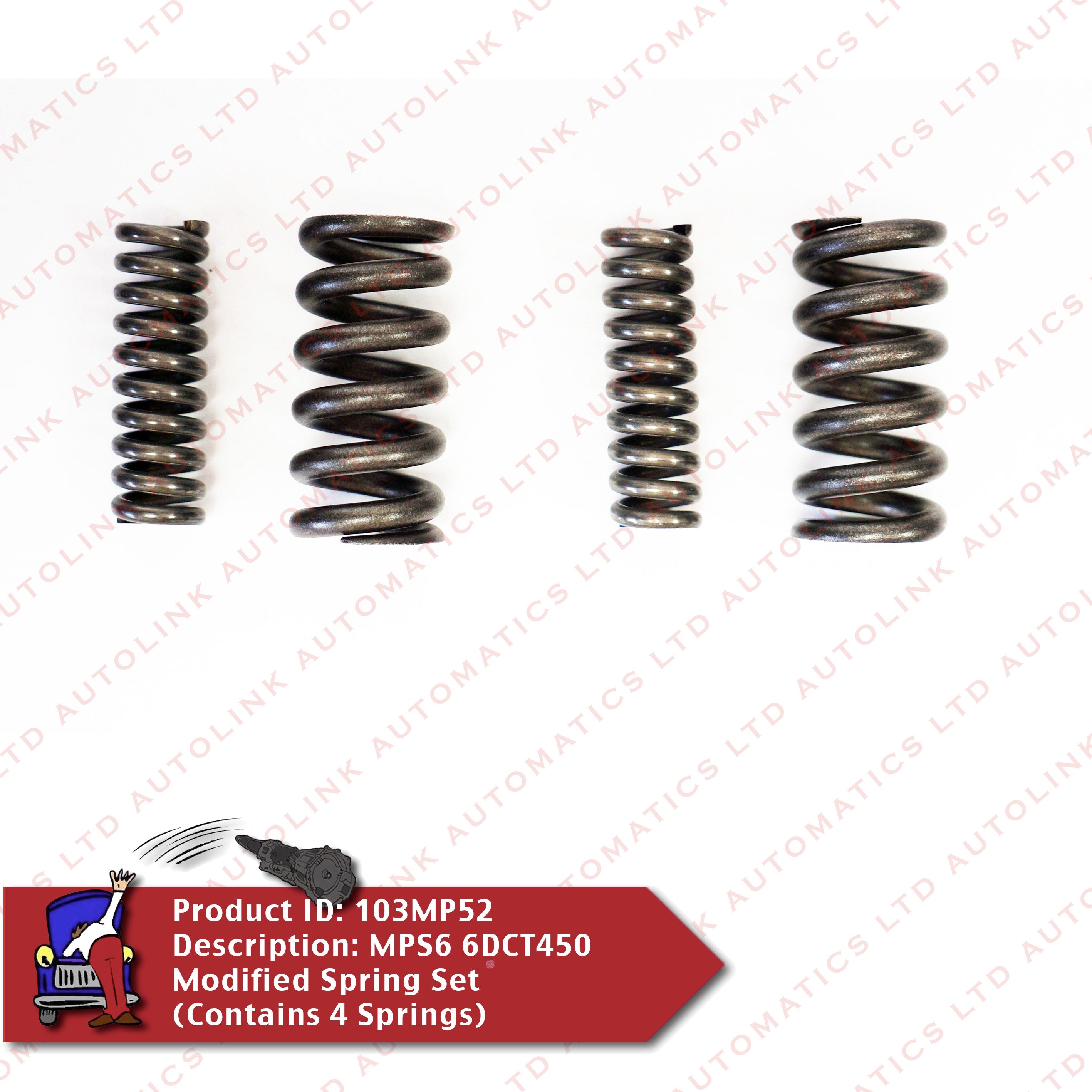 MPS6 6DCT450 Modified Spring Set (Contains 4 Springs) – Autolink Automatics