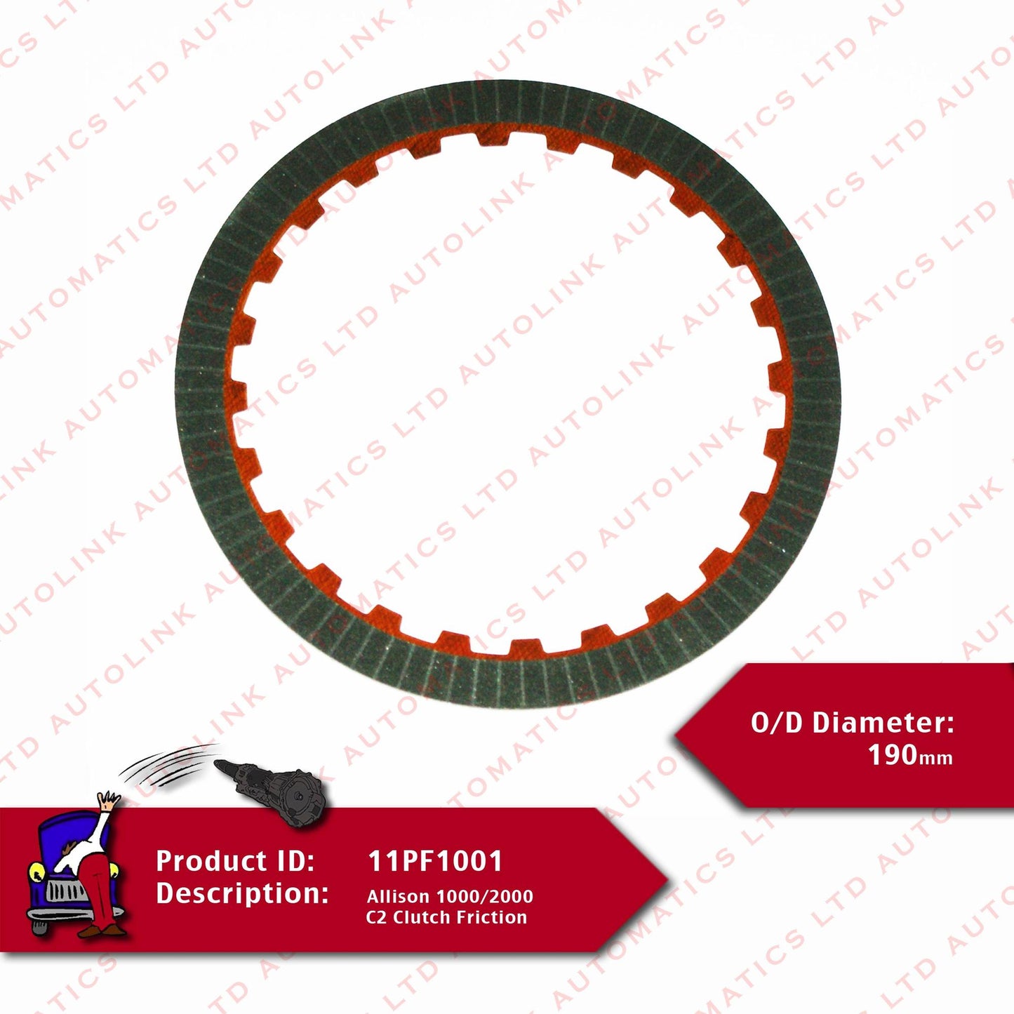 Allison 1000/2000 C2 Clutch Friction